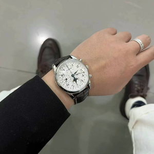 Montre de Plongée Automatique Sportive de Luxe 41mm Étanche en Cuir et Acier avec Verre Saphir, Design Quotidien de Haute Qualité - Product Image 2