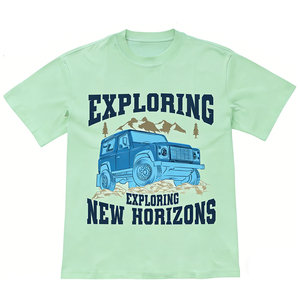 Nouveau T-shirt décontracté unisexe 100 % coton de haute qualité, style vintage magnifique, coupe ample - Product Image 1