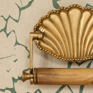 Classic Shell Design <b>Wall</b> <b>Mount</b> <b>Toilet</b> Paper <b>Holder</b> Brass Finish Bathroom Accessory Decorative Brass <b>Toilet</b> <b>Roll</b> <b>Holder</b> - Product Image 4