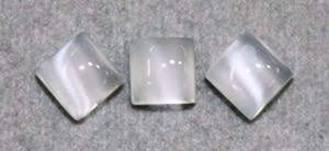 Natural White <b>Rainbow</b> <b>Top</b> Quality Moonstone Cabochon Tablet Cut Square Cabochon Flat Back Loose Gemstone for Jewelry Manufacture - Product Image 3