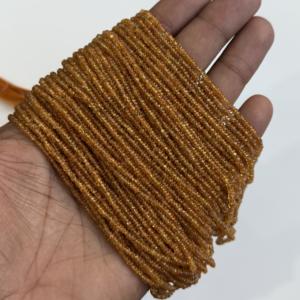 ลูกปัดแฟนตาแกรนเนตทรงรอนเดลล์ธรรมชาติ AAA สีส้ม ลูกปัดพลอยแกรนเนต ความยาว 16 นิ้ว ขายส่ง ลูกปัดแบบหลวมสำหรับทำเครื่องประดับ - Product Image 5