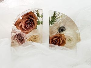 Elegant Resin <b>Bookends</b> With Unique Modern Sculpture For Decorative Bookshelf Home Office And Hotel Interiors - Product Image 1