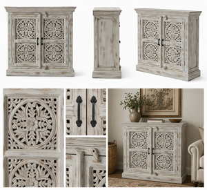Top Selling Stylish Wooden Sideboard Cabinet with Adjustable for Home Organization Needs Available At Best Price - Product Image 2