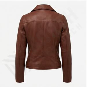 Nueva última mejor moda chaquetas de las mujeres chaqueta de cuero de moda de alta calidad bajo precio chaquetas de cuero de las señoras de cuero personalizado - Product Image 3