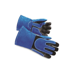 Gants de soudage en cuir de qualité supérieure avec doublure orange pour la soudure à l'arc, protection résistante à la chaleur - Product Image 6