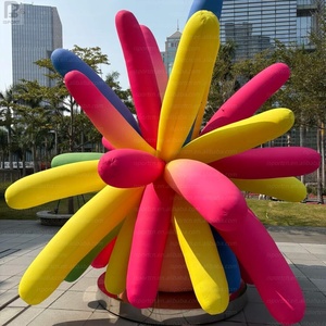 ต้นไม้ไฟ LED ขนาดใหญ่พองลมได้ รูปทรงดอกไม้ไฟ สีสันสดใส สำหรับตกแต่งถนน/ห้างสรรพสินค้า/งานอีเว้นท์/ปาร์ตี้/เวที - Product Image 2