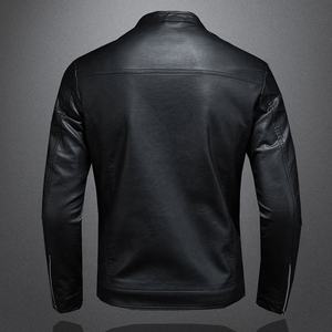 Nueva Chaqueta de Cuero PU Estilo Casual Vintage para Hombre, Diseño de Primavera, Chaqueta de Cuero con Bolsillos Estilo Motero - Product Image 2