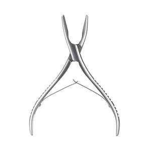 Pinza dental curva de acero inoxidable, alicates de cirugía dental, pinza quirúrgica para dentista - Product Image 1