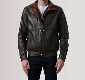 Veste en cuir vintage unisexe en coton enduit, imperméable, coupe-vent, écologique, livraison rapide, confortable - Product Image 4