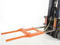 Support de fût horizontal sur mesure pour chariot élévateur, positionneur de fût simple robuste, pince de préhension pour conteneur d'huile de 55 gallons