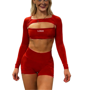 New Stylish Women Yoga Set Custom Logo Women Yoga Set Breathable Quick Dry Women Yoga sets - Product Image 1