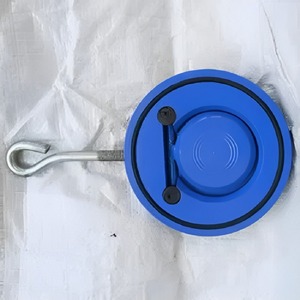 Clapet anti-retour à palette bleue avec joint en caoutchouc pour conduite d'eau 40 mm, commande manuelle - Product Image 5