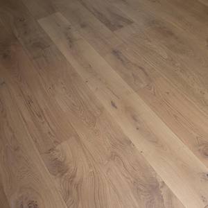 Planche de parquet contrecollé en chêne blanc à 2 couches, 5 po x 5/8 po (15/3 mm x 18-71 po), avec joint mâle et femelle, couleur gris chaud, qualité supérieure - Product Image 6