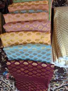 Soft Smooth Eco-Friendly Wrinkle Resistant Medium Weight Brocade Jacquard Silk for DIY Clothing Fashion Design Handmade Crafts - Product Image 4
