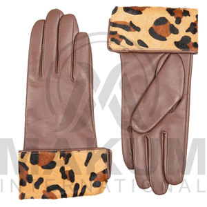 Gants d'hiver en cuir pour femme, fabriqués au Pakistan, pour la mode féminine, thermiques, pour la conduite automobile - Product Image 6