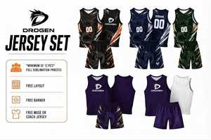 Camiseta de Baloncesto Personalizable para Hombre, Antibacteriana, de Secado Rápido, Transpirable, 100% Poliéster, Tejido de Malla, Impresión por Sublimación - Product Image 5