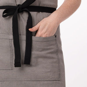 Nouvel arrivage : Tablier de chef en coton et polyester de qualité supérieure, dernier design avec tissu en toile, prix de gros - Product Image 5