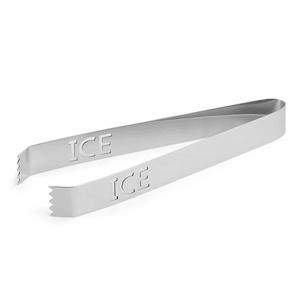 Pinzas para Hielo de Acero Inoxidable Ecológicas, Utensilios de Cocina y Bar, Artesanía, Pinzas para Cubitos de Hielo de Metal con Acabado Plateado - Product Image 5