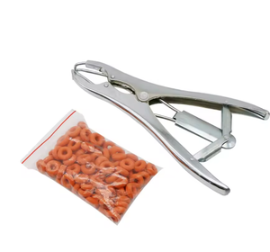 Pince émasculatrice vétérinaire manuelle réutilisable en acier inoxydable 304 avec cliquet pour usage en clinique vétérinaire - Product Image 2