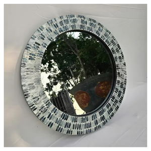 Miroir artisanal en nacre de qualité professionnelle, décoration artistique, miroir en nacre, Vietnam - Product Image 1