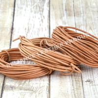 Cordon en cuir naturel de 2 mm, bobine de 100 m, modèle Reliance Leather, pour la fabrication de bracelets en perles faits à la main, artisanat DIY, fermoirs et crochets