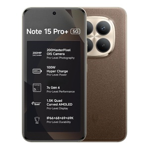 สมาร์ทโฟน Note 15 Pro+ 5G (สีคอฟฟี่มอคค่า 12GB + 512GB) Android 15 กล้อง 108MP OIS 144Hz ชาร์จเร็ว 100W หน้าจอ 2K Crystal-Res AMOLED - Product Image 1