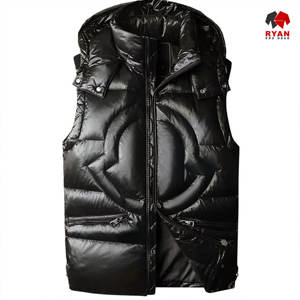 เสื้อกั๊กพัฟเฟอร์กันน้ำระบายอากาศได้ดี ดีไซน์สั่งทำพิเศษสำหรับผู้ชาย คุณภาพพรีเมียม พร้อมโลโก้สั่งทำ ออกแบบ ODM โดย Ryan Pro Gear - Product Image 1