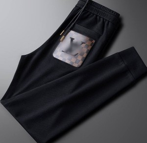 Pantalon Chino Homme Style Sport Décontracté Automne en Stock – Pantalon de Course 100% Coton Léger Coupe Droite Taille Mi-Haute avec Braguette Zippée - Product Image 2