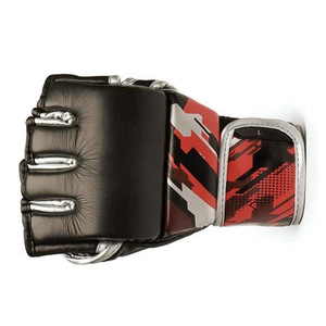 ถุงมือชกมวย MMA หนัง PU แบบครึ่งนิ้ว รุ่นใหม่ ขายดี พร้อมสายรัดแบบ Hook and Loop ปรับแต่งได้สำหรับการฝึกซ้อมและการต่อสู้ - Product Image 5