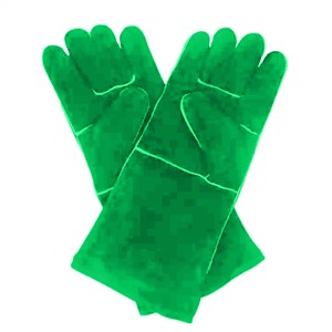 CAPTAIN INDUSTRY Low Price <b>Long</b> Short Cowhide Leather Welding Gloves Waterproof Anti-UV Full Finger Non-<b>Slip</b> Outdoor Use Gloves - Product Image 5