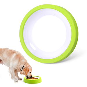 PP Pet Feeding Bowl Rounded Dog <b>Cat</b> Food Dish Easy Clean <b>Feeder</b> for Indoor Outdoor Travel Use - Product Image 1