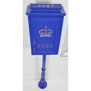Ground <b>Mount</b> Metal LA Postes Yellow Coated Mailbox With Pillar Stand Ground <b>Mount</b> Water Resistance <b>Post</b> <b>Box</b> Wholesale Price - Product Image 6