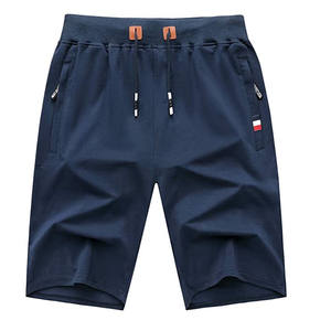 Shorts cargo décontractés pour hommes en coton, taille haute, fermeture boutonnée, brodés, écologiques, respirants, confortables, séchage rapide, anti-UV, couleur unie - Product Image 5