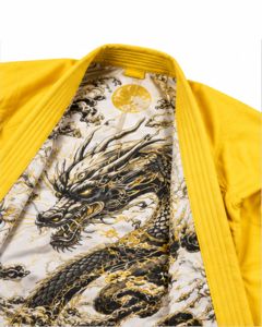 ชุดยูโดสีเหลืองแบบสั่งทำพิเศษพร้อมลายพิมพ์แบบ Sublimation ชุดยูโดบราซิลสำหรับศิลปะการต่อสู้ MMA ชุดยูโด Bjj - Product Image 5