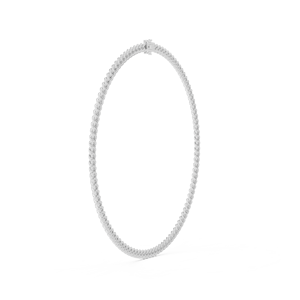 Chaîne cubaine unisexe TIMELESS en or blanc 18 carats avec diamants de laboratoire taillés de 7,2 carats, plaquée rhodium, pour fêtes, mariages et usage quotidien élégant - Product Image 3