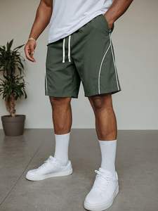 Pantalones Cortos Casuales para Hombre, de Secado Rápido, Cintura Elástica con Cordón, Ligeros, para Deporte o Playa - Product Image 5