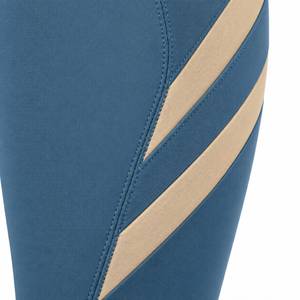 Women's High Waisted Colorblock <b>Leggings</b> With Bright <b>Line</b> Decoration Full Length Sporty Style Stretch Breathable Compression Fit - Product Image 6
