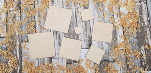Posavasos de madera personalizados, cuadrados, en blanco, para tazas y bebidas - Product Image 4