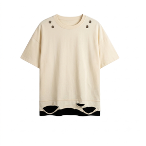 Camiseta de Hombre Personalizable, Corte Ajustado, Manga Corta, Transpirable, Ecológica, 220g, 100% Algodón Jersey, Lisa, Gruesa, Sólida - Product Image 1