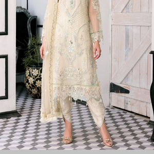 Robe de soirée à manches longues brodée prête à porter pour femmes / Robe de soirée et de mariage de haute qualité pour femmes - Product Image 6