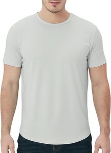 เสื้อยืดคอกลมผู้ชาย แขนสั้น ผ้าฝ้าย 100% น้ำหนัก 200 กรัม ไม่เป็นขุย ใส่สบาย เหมาะสำหรับสไตล์ลำลองและไลฟ์สไตล์แอคทีฟ - Product Image 3