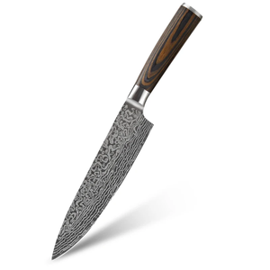 Cuchillos de Cocina LEGACY BLADES, Ultra Afilados, de Acero de Damasco, Cuchillo de Chef Profesional, Mango de Madera, Marca Privada, Fabricante OEM ODM - Product Image 6
