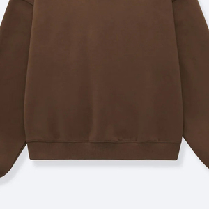 Sudadera de cuello alto tipo camisero oversize de ajuste relajado prémium para invierno 2026, estilo urbano unisex - Product Image 3