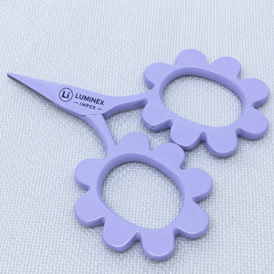 Ciseaux Putford blancs, petits ciseaux mignons pour broderie, mini-ciseaux bicolores circulaires de Degen - Product Image 5