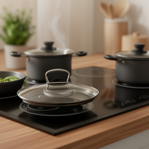 Couvercle de casserole en verre de 24 cm, Tapadera De Crispal, pièce essentielle pour ustensiles de cuisine - Product Image 3