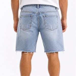 Shorts de Mezclilla Desgastados para Hombre, Cómodos para Uso Diario, Moda Urbana, Calidad Artesanal, Estilo Casual, Corte Relajado - Product Image 2
