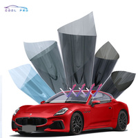 Film pour vitres de voiture anti-rayures, anti-UV, anti-chaleur, 2 plis PET, protection de la vie privée, teinte pour vitres de voiture avec 90% de protection UV