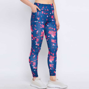 Leggings de yoga pour femmes, taille haute, extensibles, sans coutures, pour le fitness, la gym, la course et le sport, avec faible MOQ - Product Image 6