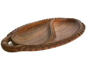 Plateau de service en bois d'acacia et mangue écoresponsable fait main, design moderne, compatible lave-vaisselle, à un seul niveau, pour bureau - Product Image 2