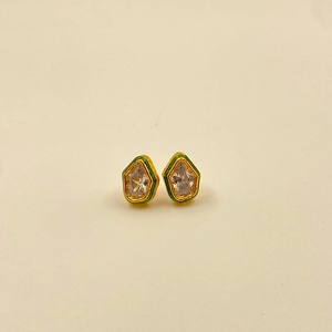 Green Meenakari Polki <b>Earrings</b> 22K Gold Plated Ethnic Bridal Jewelry for Women Gift for Her Factory Price - Product Image 2